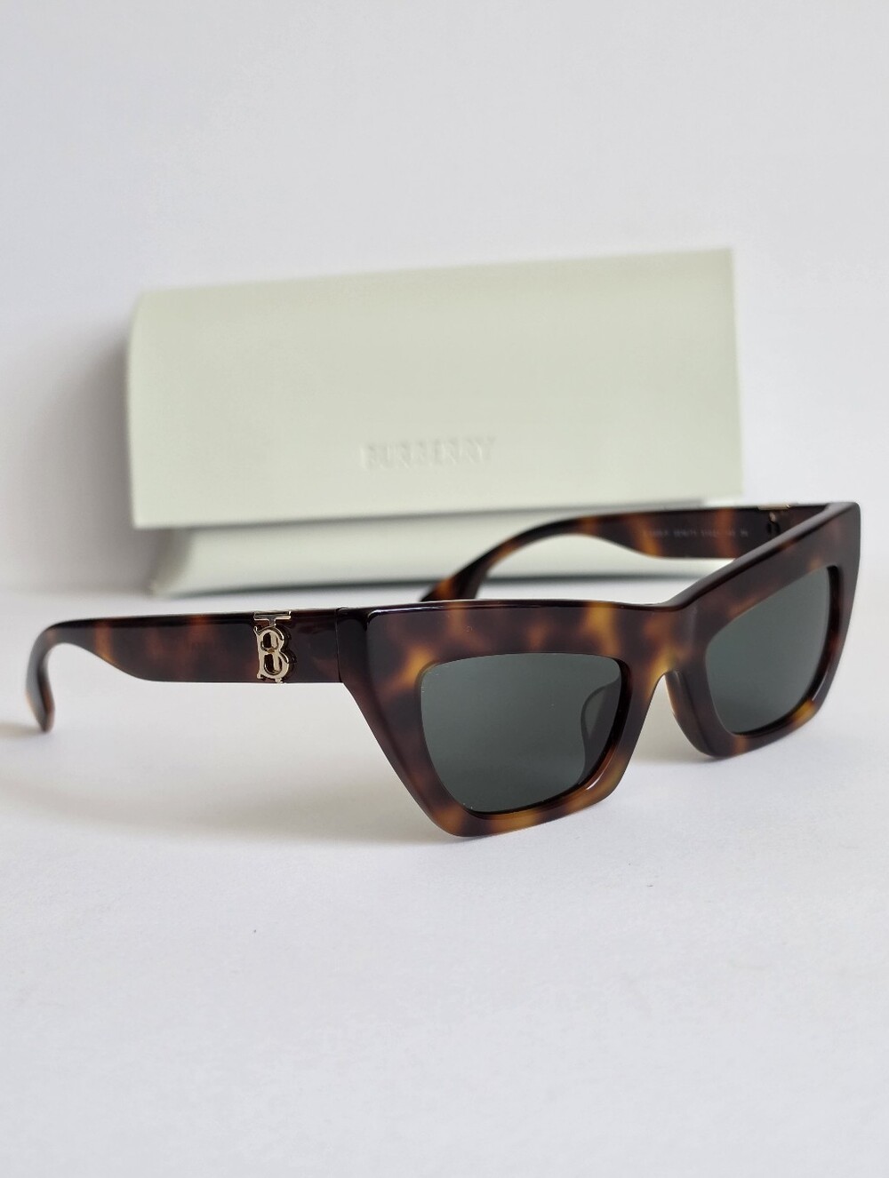 Womens Burberry B 4405 Havana/Green (3316/71) Sunglasses